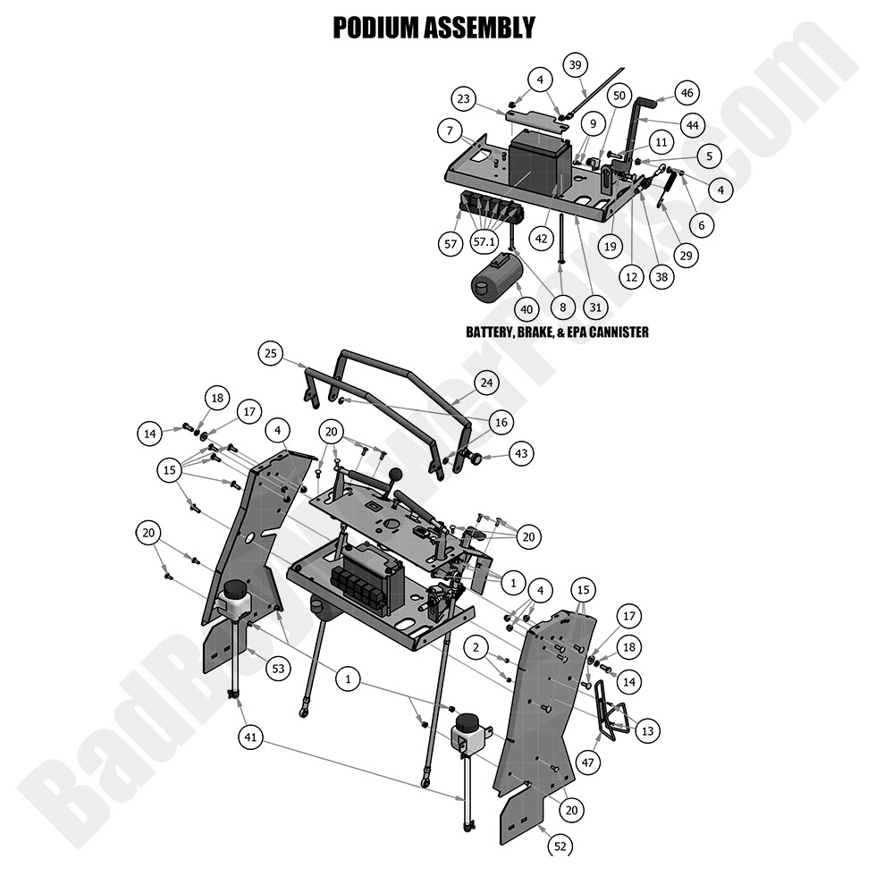 2019 Revolt - Podium Assembly